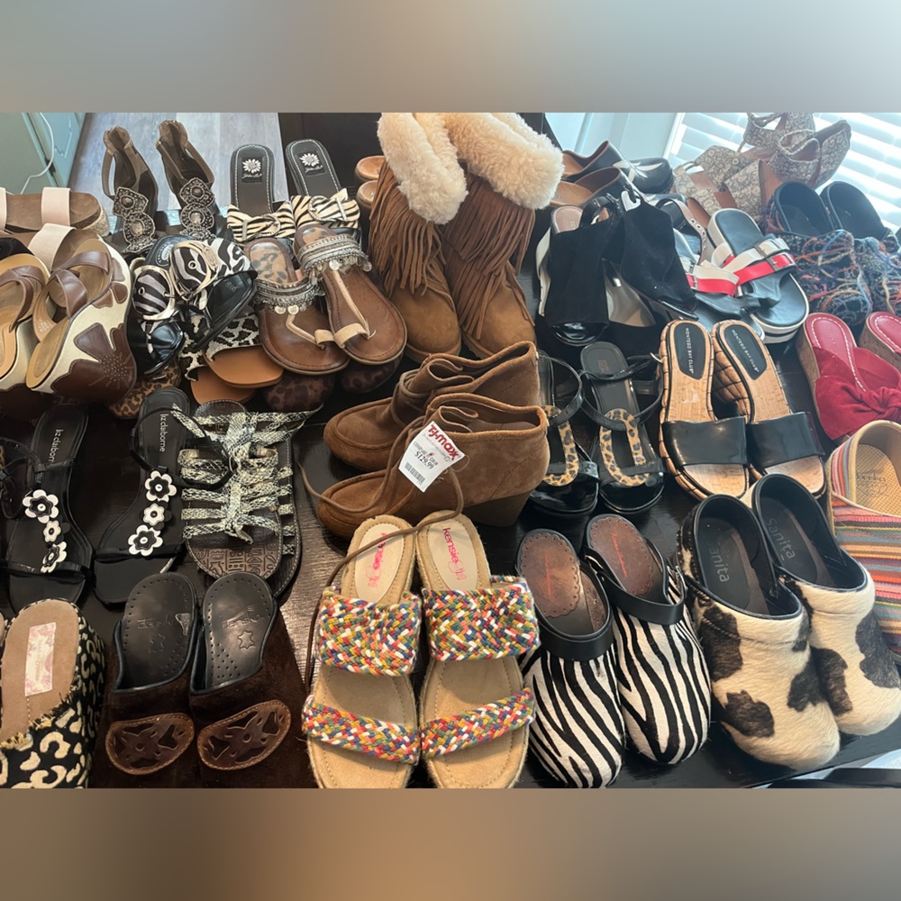 Shoe lot! I have a TON of shoes to sell. Most are size 6 some 7s and couple 5s.
